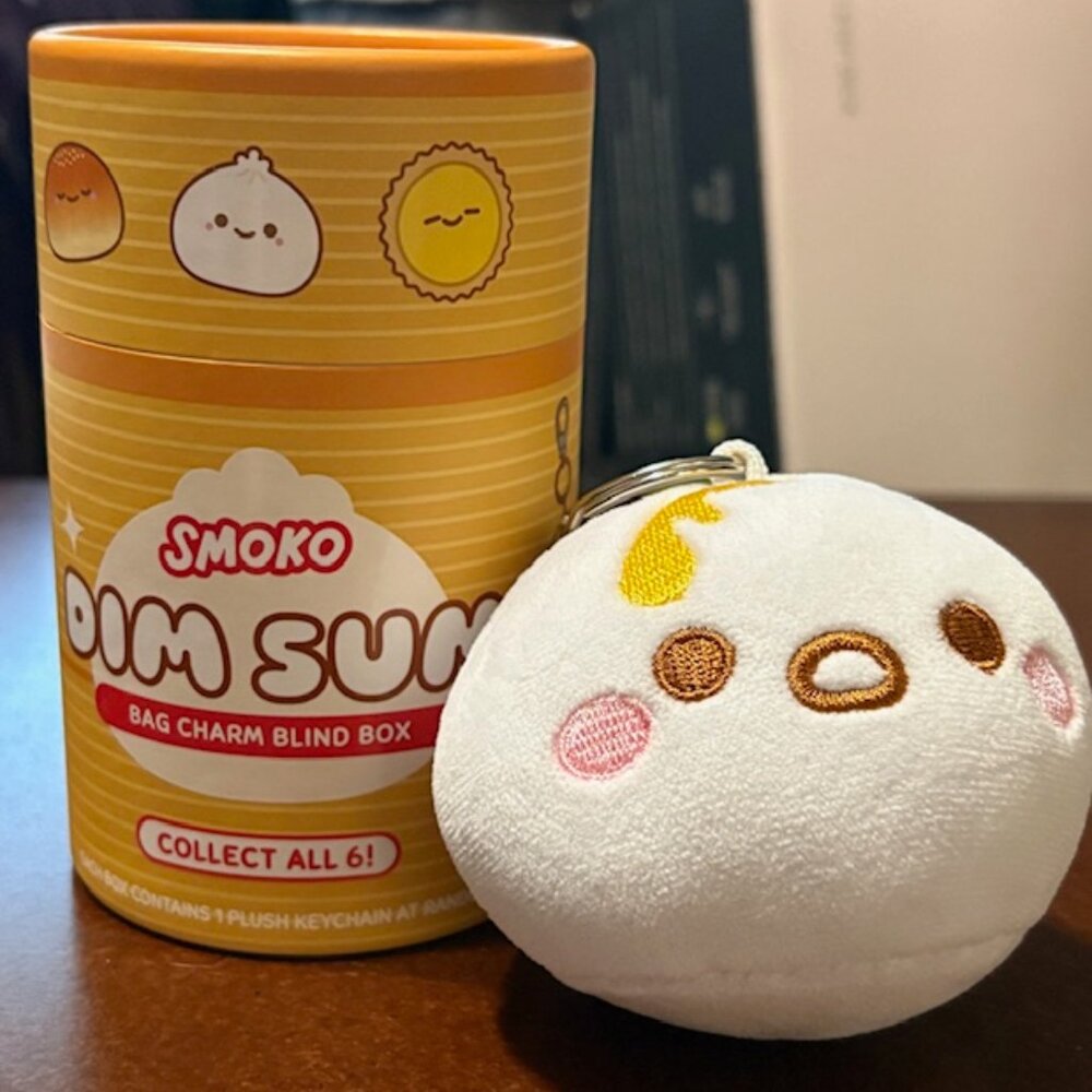 SMOKO Dim Sum Bag Charm Blind Box - Custard Bun